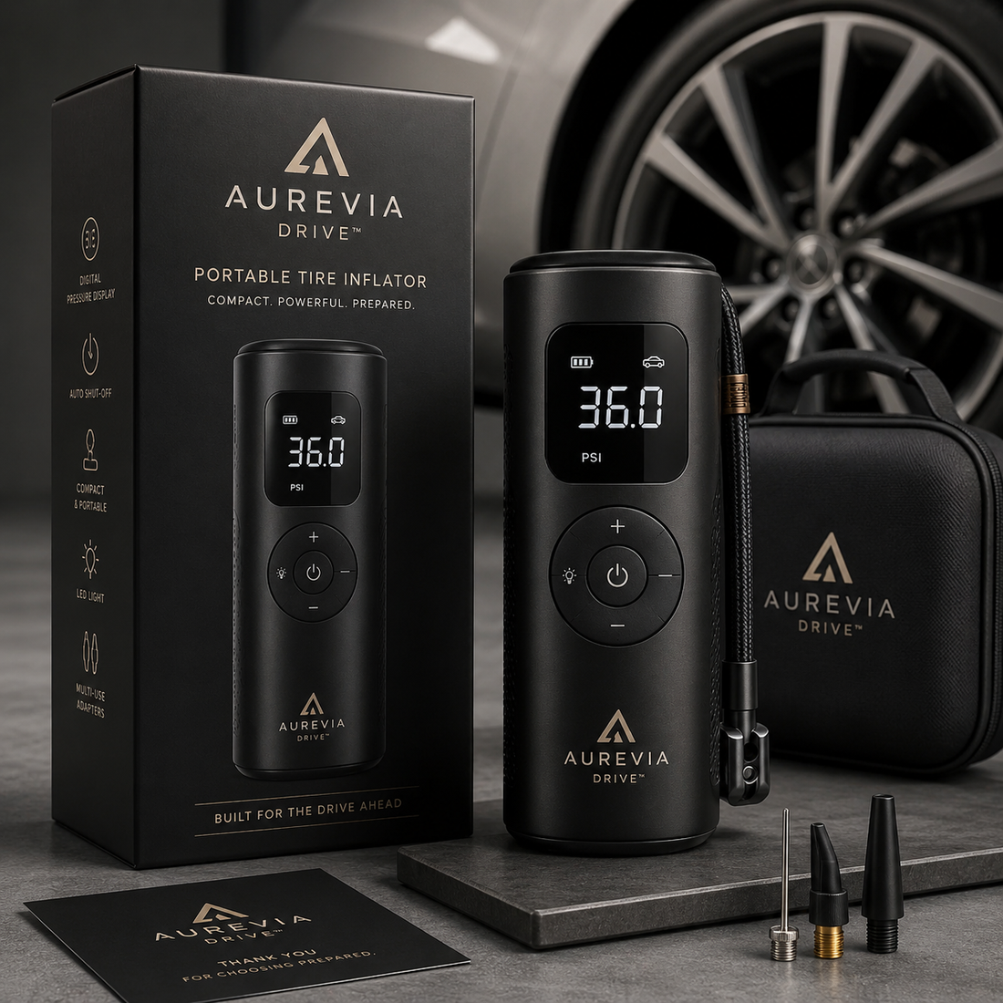 Aurevia Drive™ Portable Tire Inflator