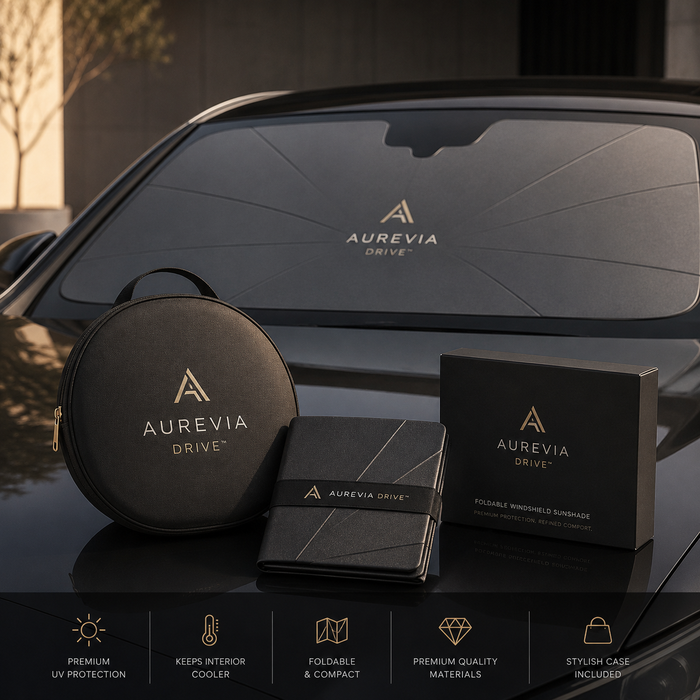 Aurevia Drive™ Foldable Windshield Sunshade
