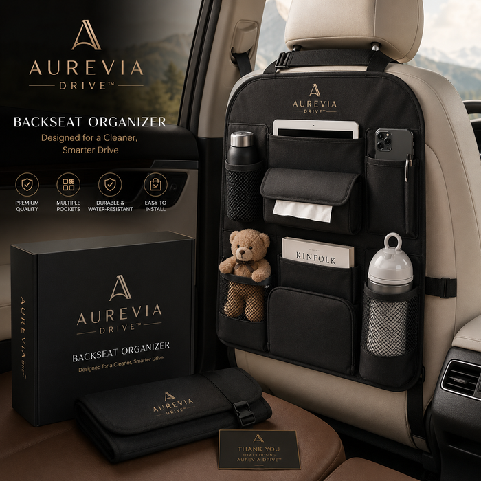 Aurevia Drive™ Back Seat Organizer